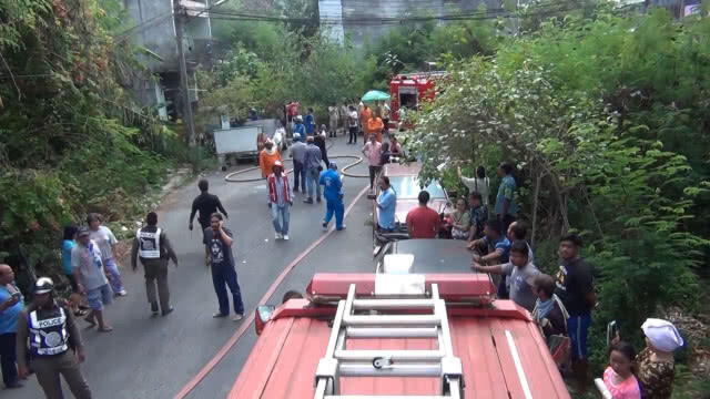 ไฟไหม้หอพัก 4 ชั้นกลางเมืองหาดใหญ่