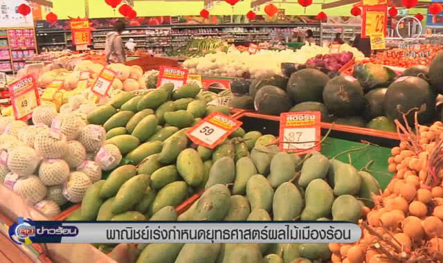 พาณิชย์เร่งกำหนดยุทธศาสตร์ผลไม้เมืองร้อน