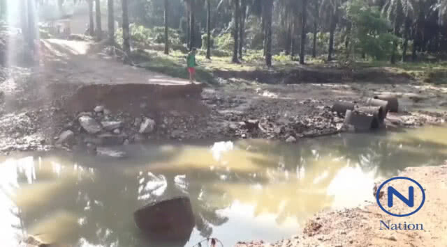 น้ำป่าซัดถนนเข้า"น้ำตกห้วยโต้"ขาด!