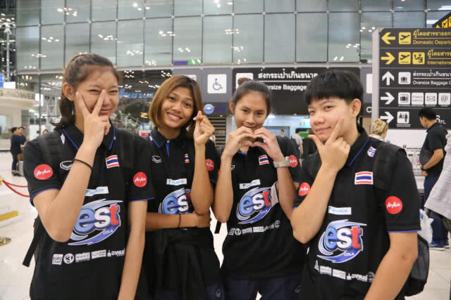 ลูกยางสาวไทย ออกเดินทาง พร้อมลุยวอลเลย์บอลไทย-เกาหลี