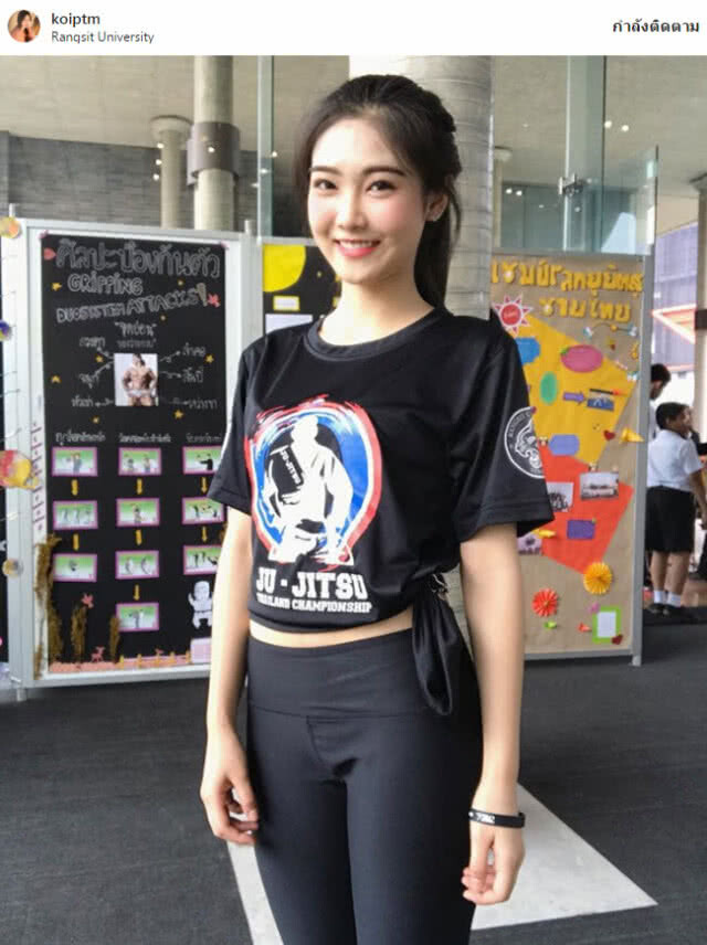 ใจละลาย!! "น้องก้อย" นักยูยิตสูสาวสุดน่ารักแห่ง ม.รังสิต