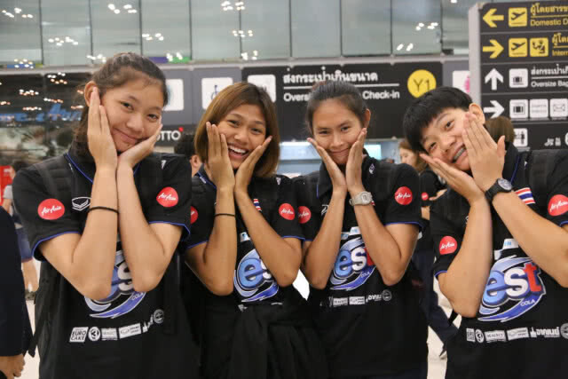 ลูกยางสาวไทย ออกเดินทาง พร้อมลุยวอลเลย์บอลไทย-เกาหลี