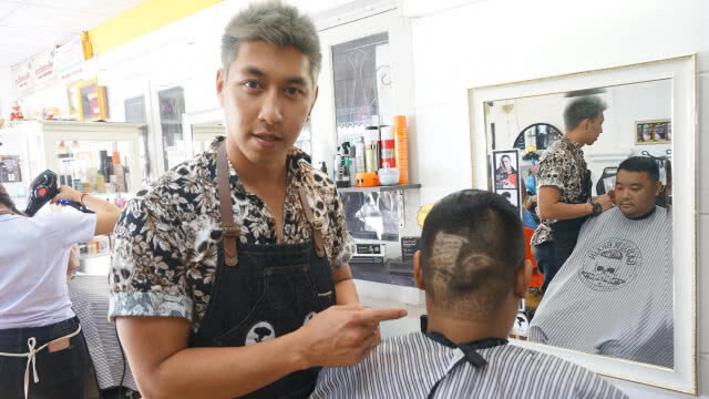 หนุ่มเชียงใหม่​ตัดทรงผมบ้านป่าแหว่ง พร้อมหยดน้ำตา ต้านบ้านพักตุลาการ