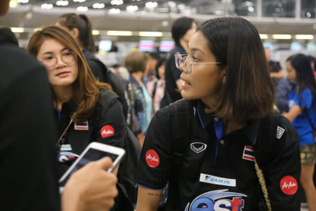 ลูกยางสาวไทย ออกเดินทาง พร้อมลุยวอลเลย์บอลไทย-เกาหลี