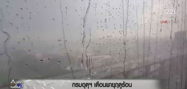 เตือน!...พายุฤดูร้อนทั่วประเทศ 5-6 เม.ย.กรุงเทพฝนฟ้าคะนอง