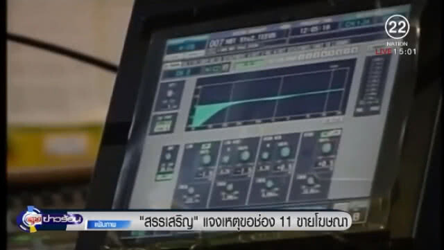 "สรรเสริญ" แจงเหตุช่อง 11 ขายโฆษณา