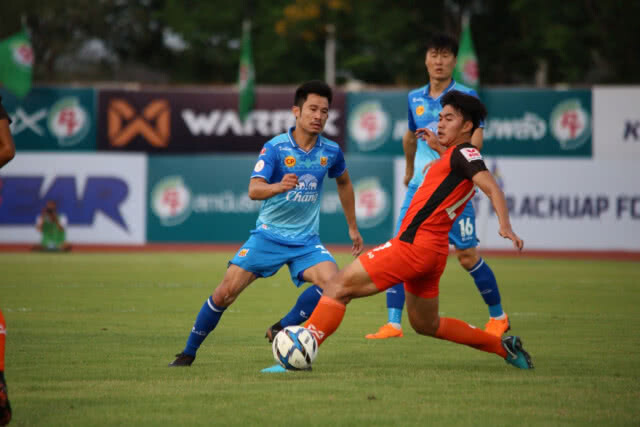 น้องใหม่ไทยลีก แรงต่อเนื่อง!! ประจวบ เปิดรังเฉือน สุโขทัย 1-0