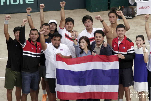 เดวิสคัพไทย สุดแกร่ง ชนะปินส์ 4-1 คู่ ลิ่วชิงเดวิสคัพกลุ่ม2