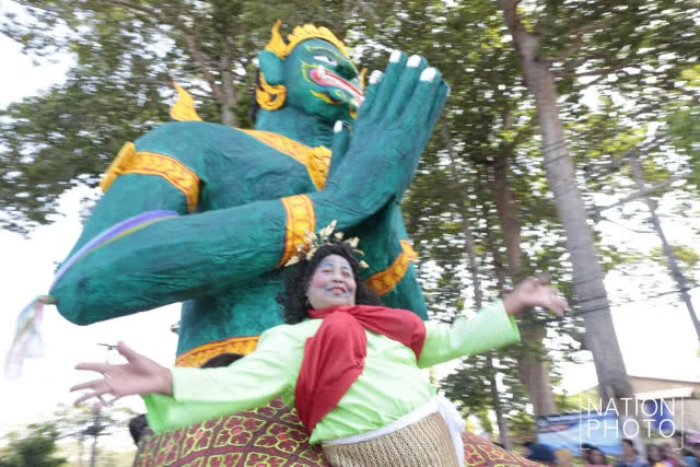 เที่ยวชานุมาน แห่ยักษ์คุ อ.ชานุมาน จ.อำนาจเจริญ