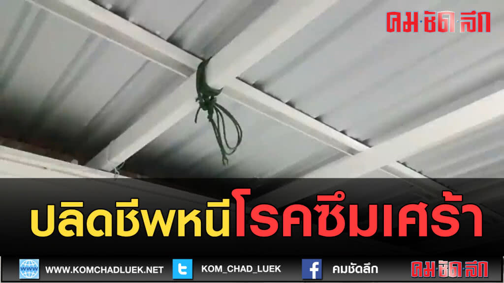 (คลิปข่าว) ปลิดชีพหนีโรคซึมเศร้า