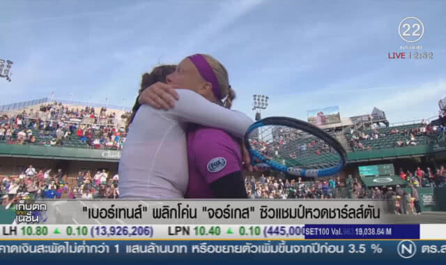 "เบอร์เทนส์" พลิกโค่น "จอร์เกส" ซิวแชมป์หวดชาร์ลส์ตัน