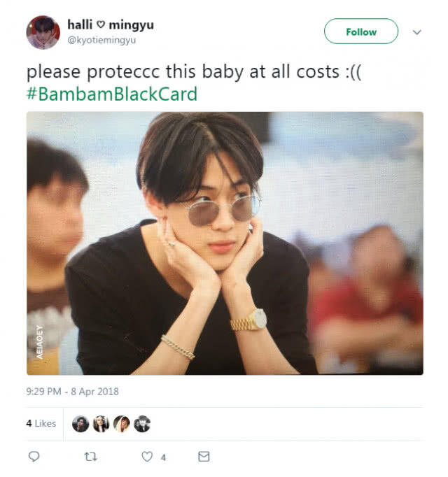 แฟนคลับแบมแบม ติด #BamBamBlackcard ส่งใจลุ้นจับใบดำ-ใบแดง