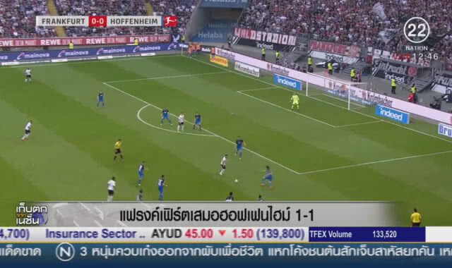แฟรงค์เฟิร์ตเสมอฮอฟเฟนไฮม์ 1-1