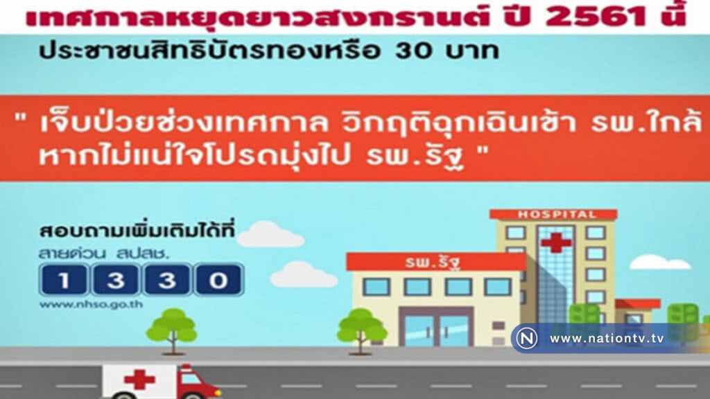 ปชช.สิทธิบัตรทอง เจ็บป่วยฉุกเฉินวิกฤติเข้ารักษา รพ.อยู่ใกล้ ปชช.สิทธิบัตรทอง เจ็บป่วยฉุกเฉินวิกฤติเข้ารักษา รพ.อยู่ใกล้