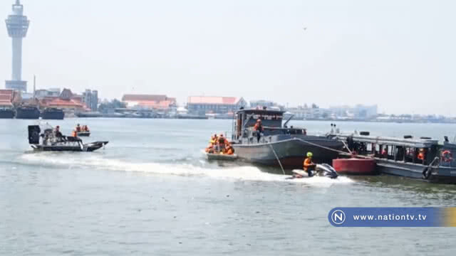 กองทัพเรือ "จำลอง" สถานการณ์ฝึกช่วยเหลือผู้ประสบภัยทางน้ำ