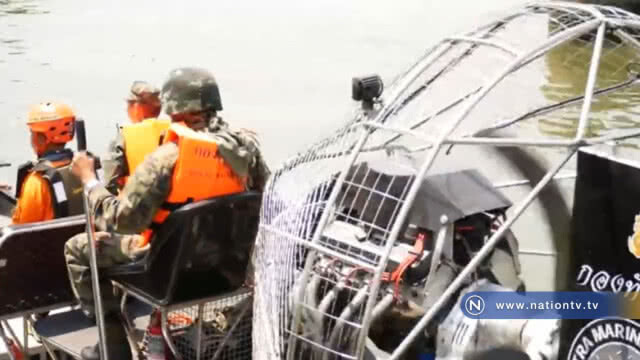 กองทัพเรือ "จำลอง" สถานการณ์ฝึกช่วยเหลือผู้ประสบภัยทางน้ำ