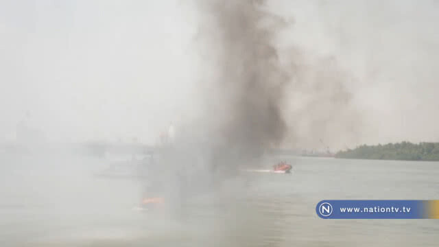 กองทัพเรือ "จำลอง" สถานการณ์ฝึกช่วยเหลือผู้ประสบภัยทางน้ำ