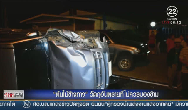 "ต้นไม้ข้างทาง" วัตถุอันตรายที่ไม่ควรมองข้าม