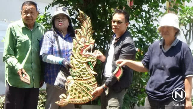 พายุพัดถล่มวัดลี หลังคาพัง ร่วงหล่น โชคดีไม่โดนหัวคน-พระ