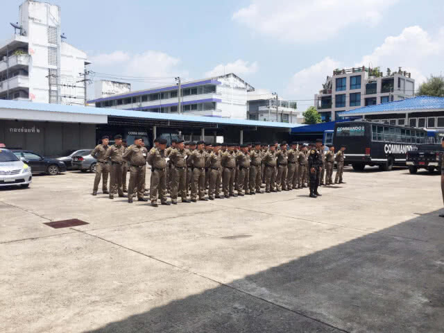 คอมมานโดกองปราบปล่อยแถว จัดชุดจู่โจมรับมือเหตุทะเลาะวิวาท