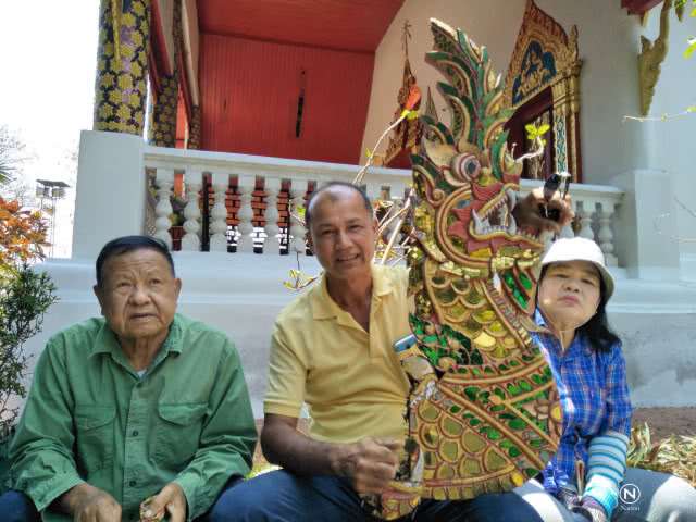 พายุพัดถล่มวัดลี หลังคาพัง ร่วงหล่น โชคดีไม่โดนหัวคน-พระ