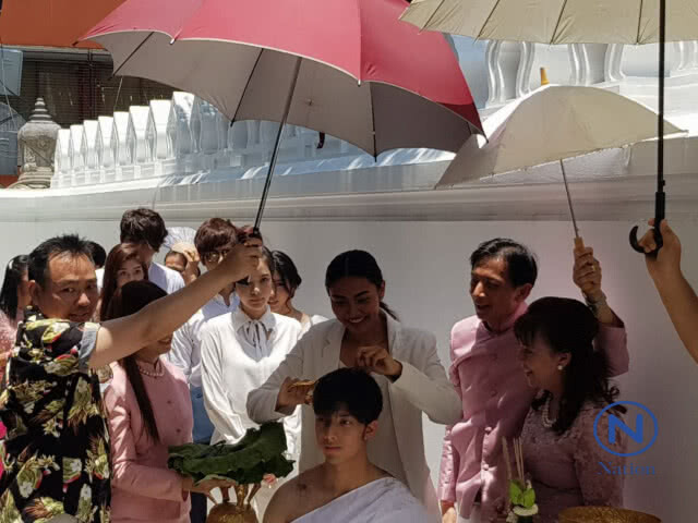 "กั้ง วรกร"เข้าพิธีอุปสมบท
ได้รับฉายาทางธรรม"อาภากโร" ผู้ทำแสงสว่าง