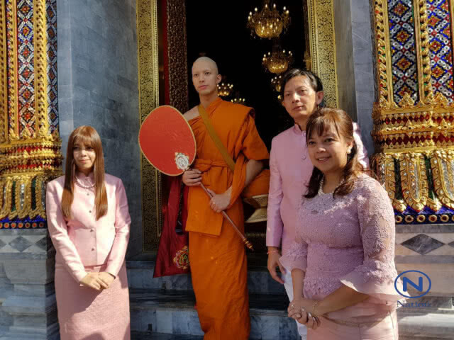 "กั้ง วรกร"เข้าพิธีอุปสมบท
ได้รับฉายาทางธรรม"อาภากโร" ผู้ทำแสงสว่าง