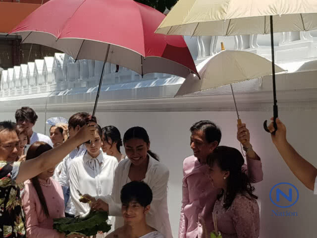"กั้ง วรกร"เข้าพิธีอุปสมบท
ได้รับฉายาทางธรรม"อาภากโร" ผู้ทำแสงสว่าง