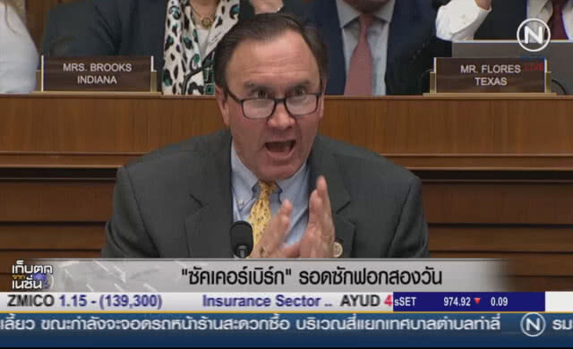 "ซัคเคอร์เบิร์ก" รอดซักฟอกสองวัน