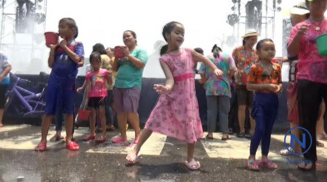 "น้องลูกน้ำ" 6 ขวบเต้นได้พลิ้วมาก ๆ สงกรานต์พิษณุโลก