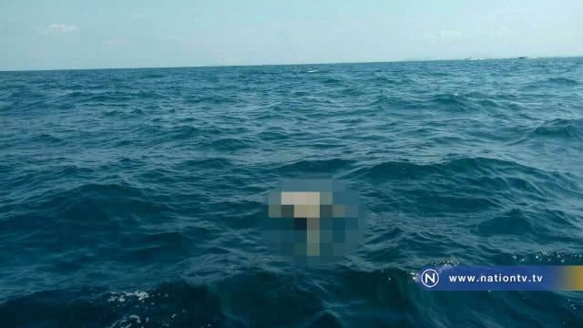 พบศพไม่มีหัวลอยอืดกลางทะเลพัทยา