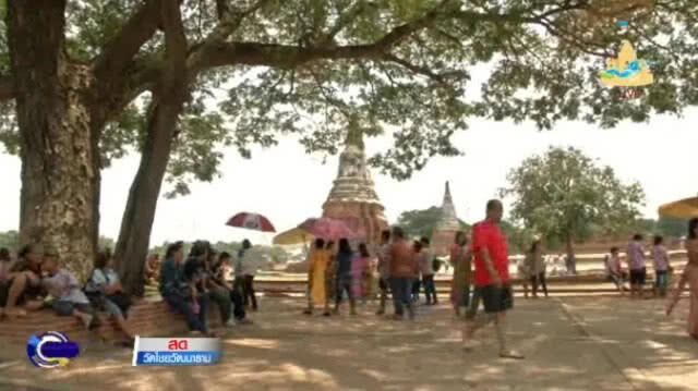 คึกคัก! "ปชช." แต่งชุดไทยเล่นสงกรานต์ "อยุธยา"