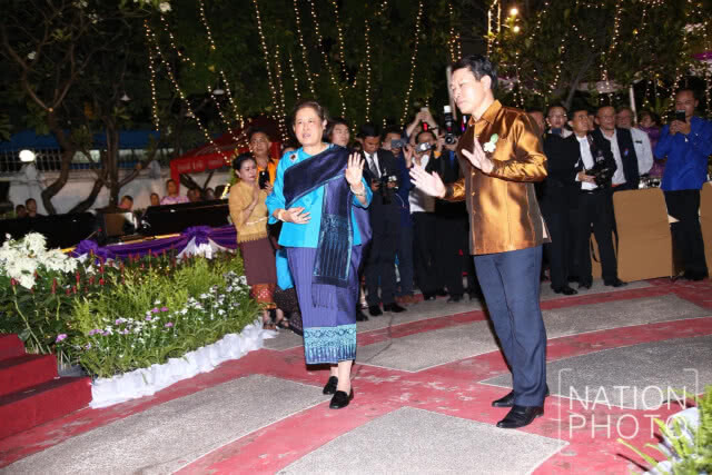 สมเด็จพระเทพฯ ทรงร่วมรำวงในงานสบายดีปีใหม่ลาว ประจำปี 2561