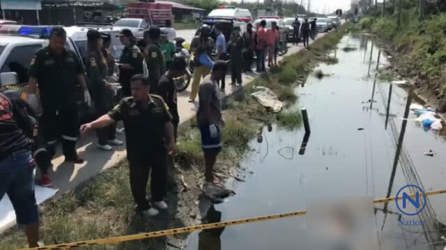 พบศพชายชรา
ในร่องน้ำริมถนนสุขุมวิท