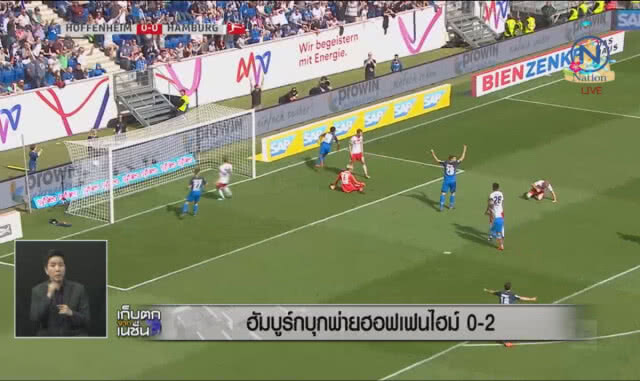 ฮัมบูร์กบุกพ่ายฮอฟเฟนไฮม์ 0-2