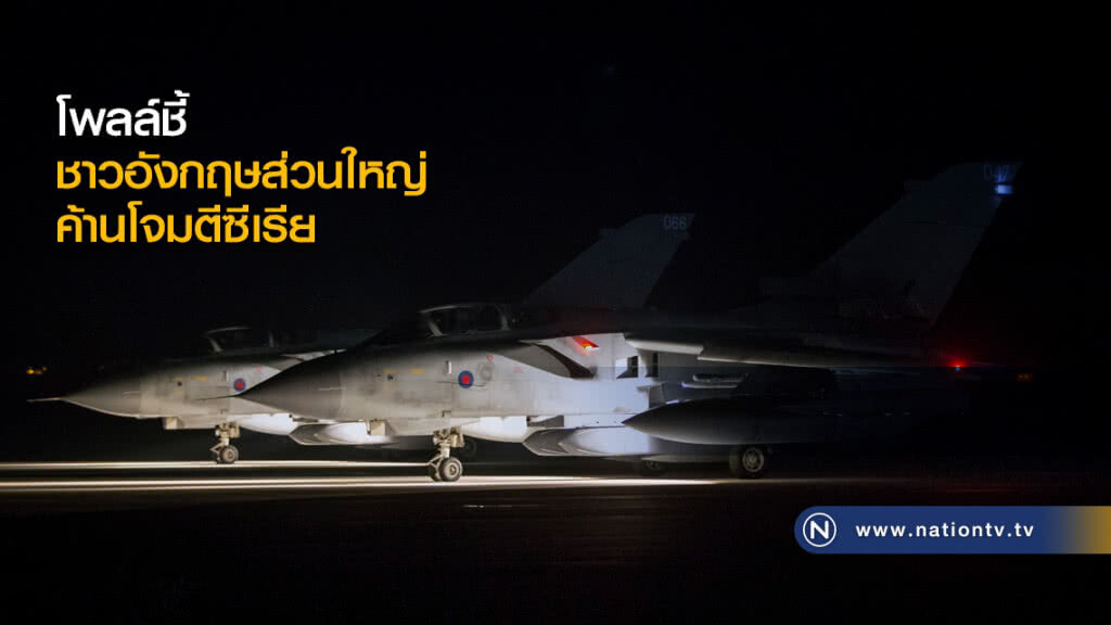 โพลล์ชี้ ชาวอังกฤษส่วนใหญ่ ค้านโจมตีซีเรีย โพลล์ชี้ ชาวอังกฤษส่วนใหญ่ ค้านโจมตีซีเรีย