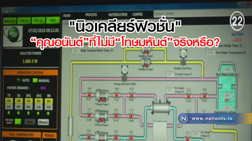 (คลิปข่าว) "นิวเคลียร์ฟิวชั่น" คุณอนันต์ที่ไม่มีโทษมหันต์จริงหรือ?