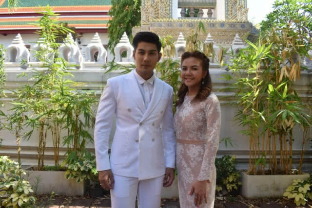 'จ๊ะ – มังกร' ปลื้มใจ เข้าเฝ้าถวายสักการะ สมเด็จพระสังฆราช