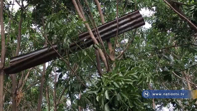 พายุฤดูร้อนถล่ม "บ้านพังหลายหลัง"