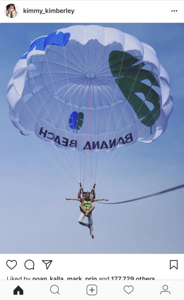 "หมาก-คิม" จัดทริปถ่ายรูปทะเลใต้