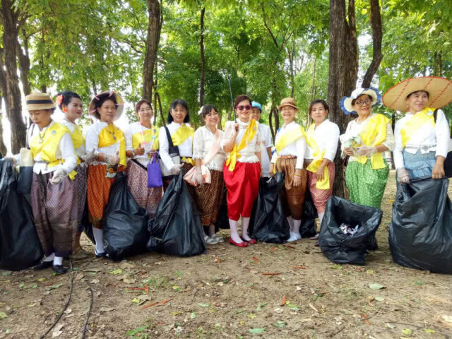 ครั้งแรกของไทย! กิจกรรม Plogging เก็บขยะ ณ เกาะกลางแม่น้ำปิง
