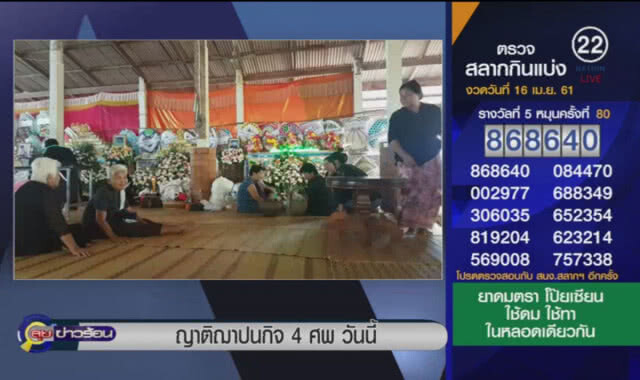 (คลิปข่าว) ญาติฌาปนกิจ 4 ศพรถชนต้นไม้ บ่ายวันนี้