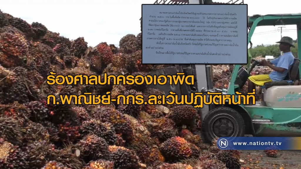 ร้องศาลปกครองเอาผิดก.พาณิชย์-กกร.ละเว้นปฏิบัติหน้าที่