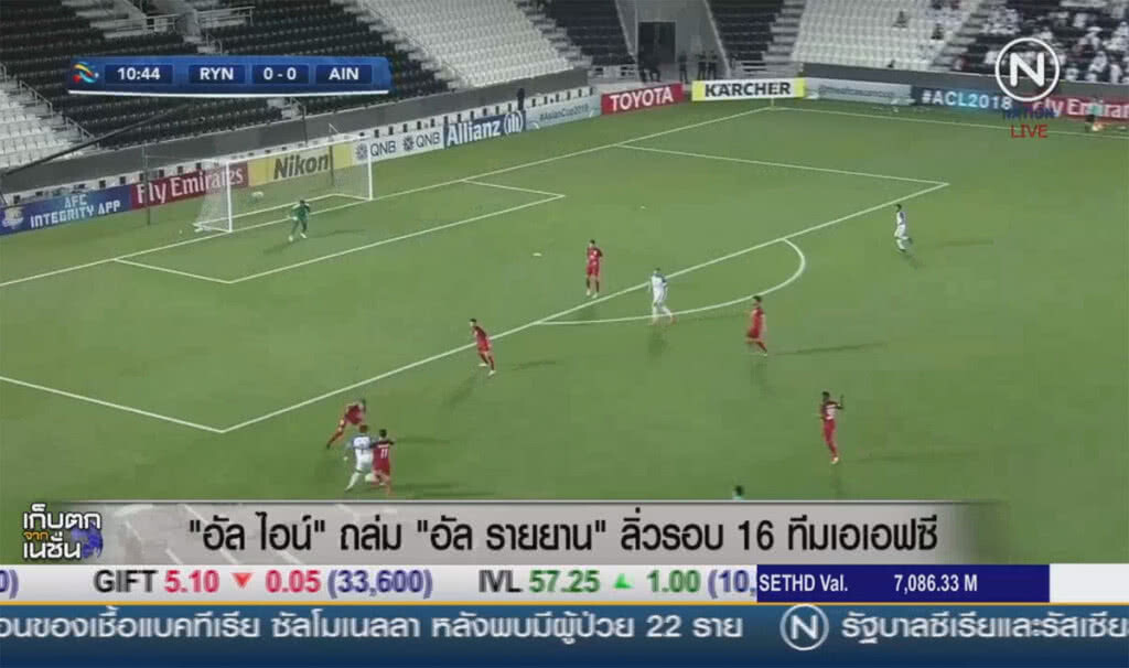 (คลิปข่าว) "อัล ไอน์" ถล่ม "อัล รายยาน" ลิ่วรอบ16 ทีมเอเอฟซี (คลิปข่าว) "อัล ไอน์" ถล่ม "อัล รายยาน" ลิ่วรอบ16 ทีมเอเอฟซี