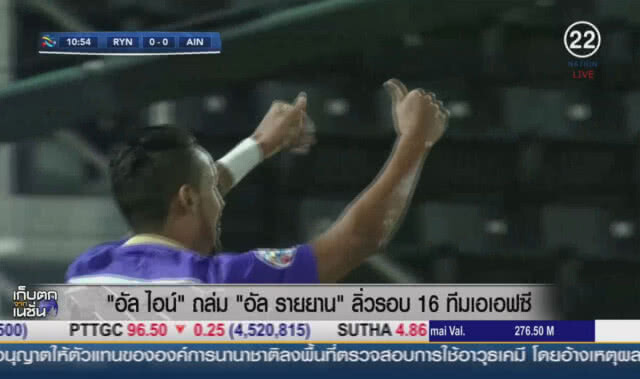 (คลิปข่าว) "อัล ไอน์" ถล่ม "อัล รายยาน" ลิ่วรอบ16 ทีมเอเอฟซี