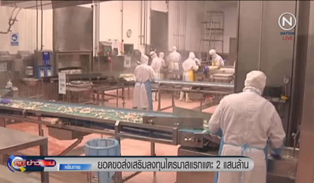 (คลิปข่าว) ยอดขอส่งเสริมลงทุนไตรมาสแรกแตะ 2 แสนล้าน