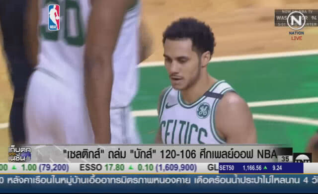 (คลิปข่าว) "เซลติกส์" ถล่ม "บักส์" 120-106 ศึกเพลย์ออฟ NBA