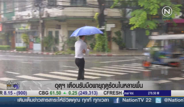 (คลิปข่าว) อุตุฯ เตือนรับมือพายุฤดูร้อน ในหลายพื้นที่