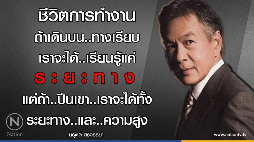 คำคนสอนใจ โดย "นิรุตติ์ ศิริจรรยา"