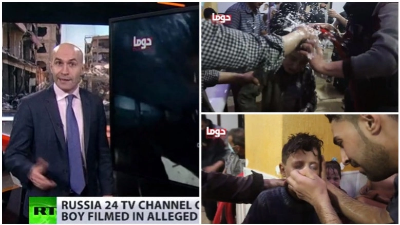 ทีวีรัสเซียสัมภาษณ์เด็กซีเรียอ้างจัดฉากเหยื่ออาวุธเคมี 